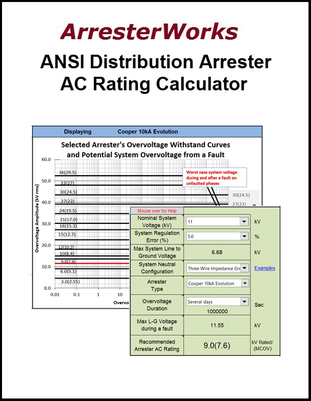 Interactive Arrester AC Rating Calculator